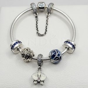 💐 7pc Authentic Pandora NATURE BRACELET SET🦋